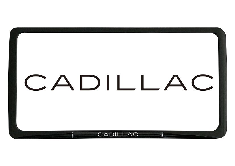 ブラックナンバープレートフレーム