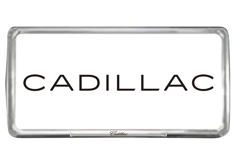 クロームナンバープレートフレーム