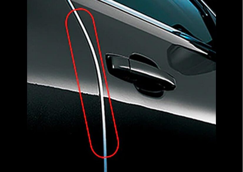 ドアエッジガードフィルム（透明タイプ）