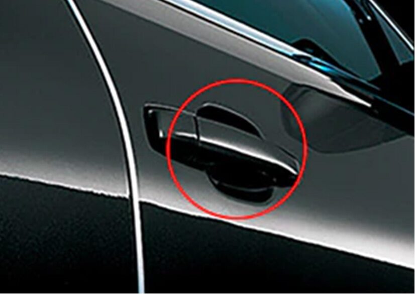 ドアハンドルプロテクトフィルム（2枚セット / ウレタン製透明プロテクトフィルム）