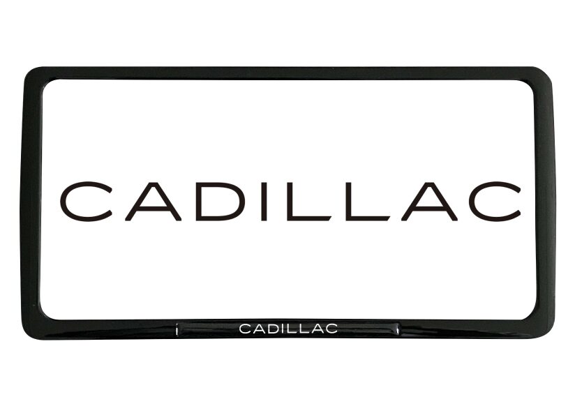 ブラックナンバープレートフレーム