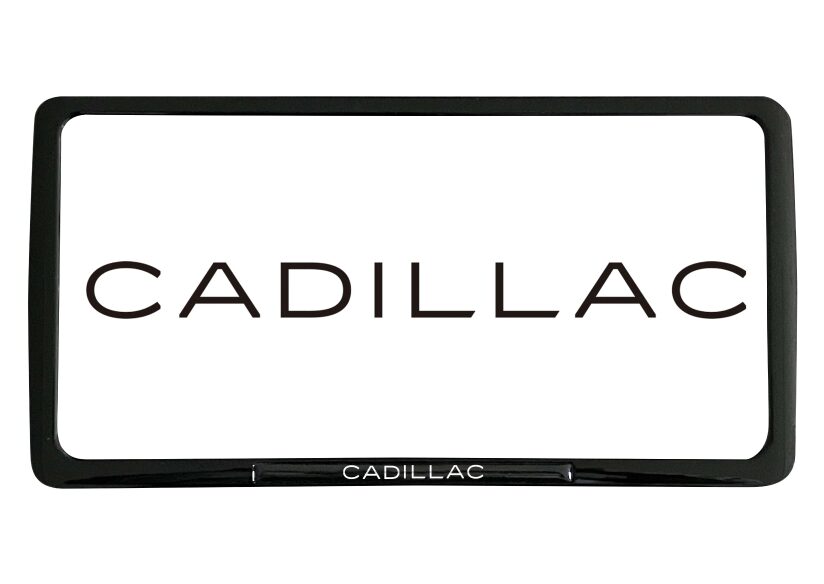 ブラックナンバープレートフレーム