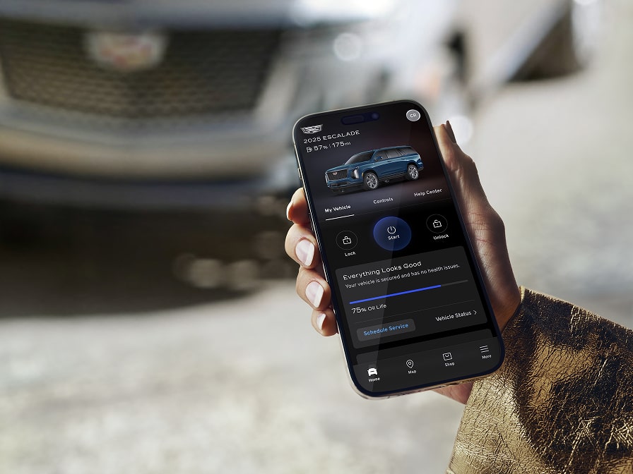 Gardez le contrôle de votre SUV électrique Cadillac grâce à l'application mobile