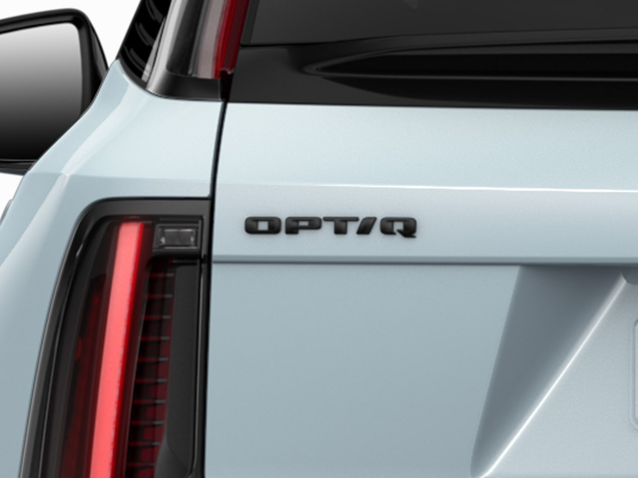 Cadillac OPTIQ Dark nameplate kit