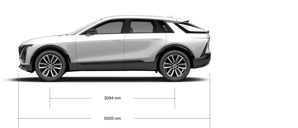 LYRIQ Specification Seitenansicht