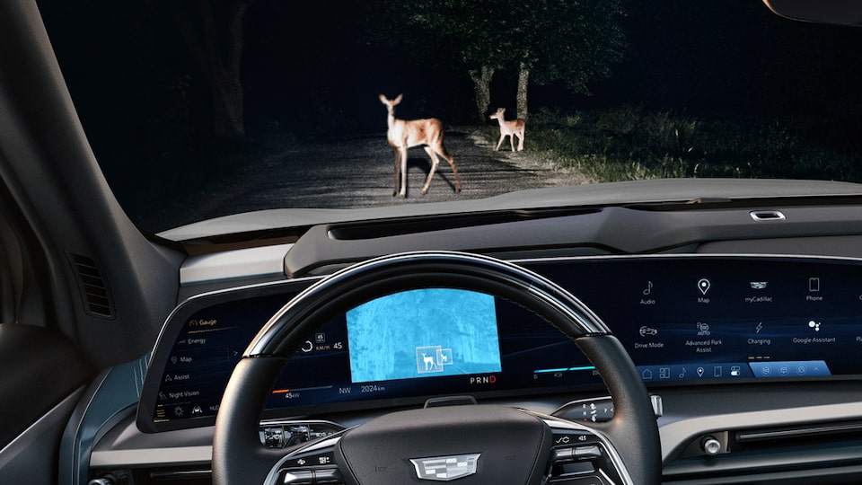 Cadillac Vistiq SUV Night vision