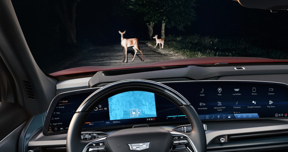 Cadillac Vistiq SUV Night vision
